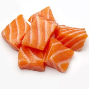 Cubes de Saumon Crus ( Prêt pour tartare ) - 1paquet